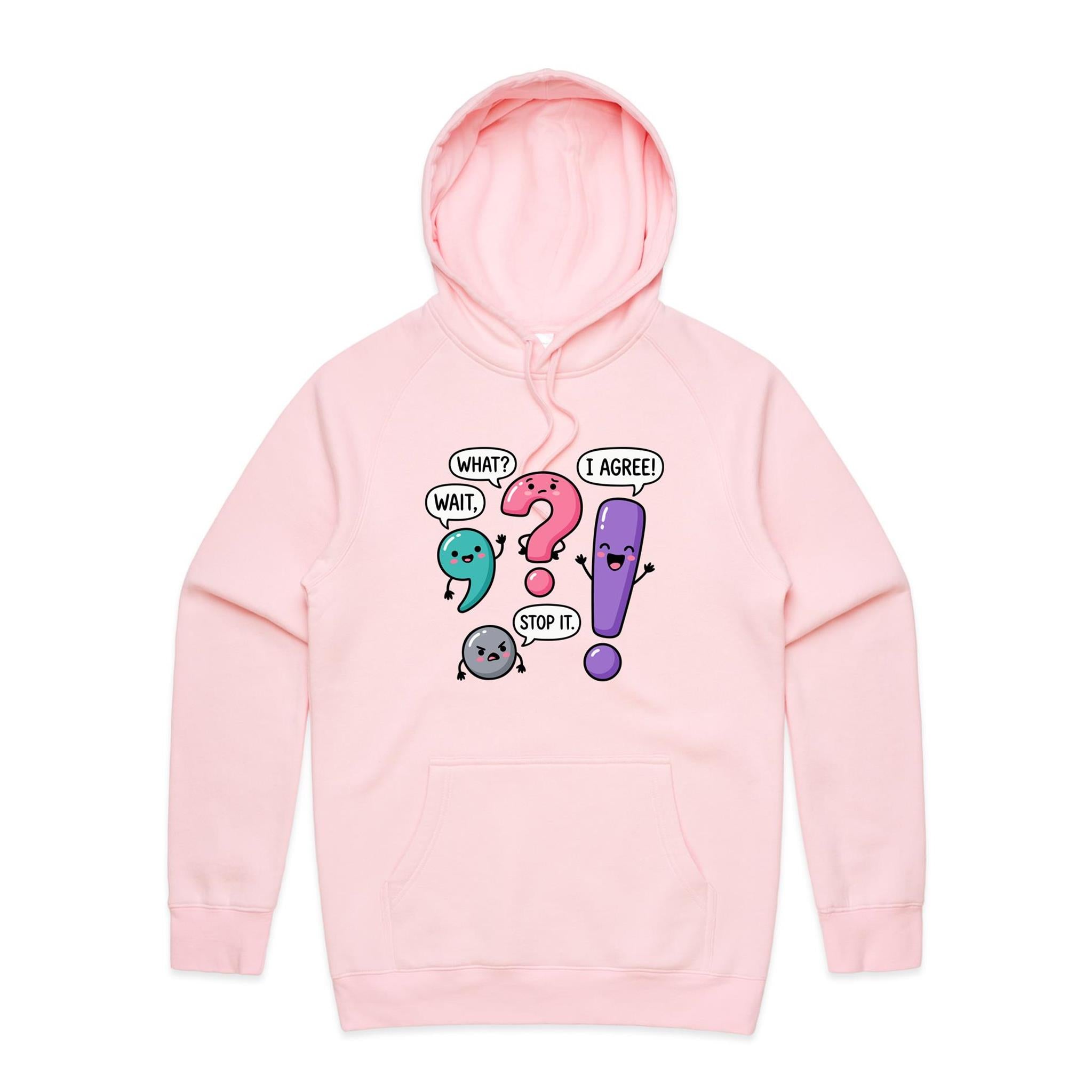 Funny Punctuation Men's AS Colour Hoodie