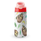 Sloths - Little Kids Water Bottle pink 350ml Little Kids Water Bottle animal Printed Offshore