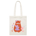 Mama Bear - Parcel Canvas Tote Bag Default Title Small Tote Bag Mum Printed In Australia