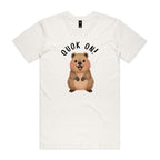 Quokka, Quok On Men's AS Colour T-shirt Natural Mens T-shirt animal Printed In Australia