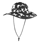 Black And White X's - Wide Brim Bucket Hat Wide Brim Bucket Hat Printed Offshore