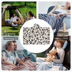 Skull And Crossbones Kids Hooded Blanket 100cm x 130cm Kids Hooded Blanket Printed Offshore