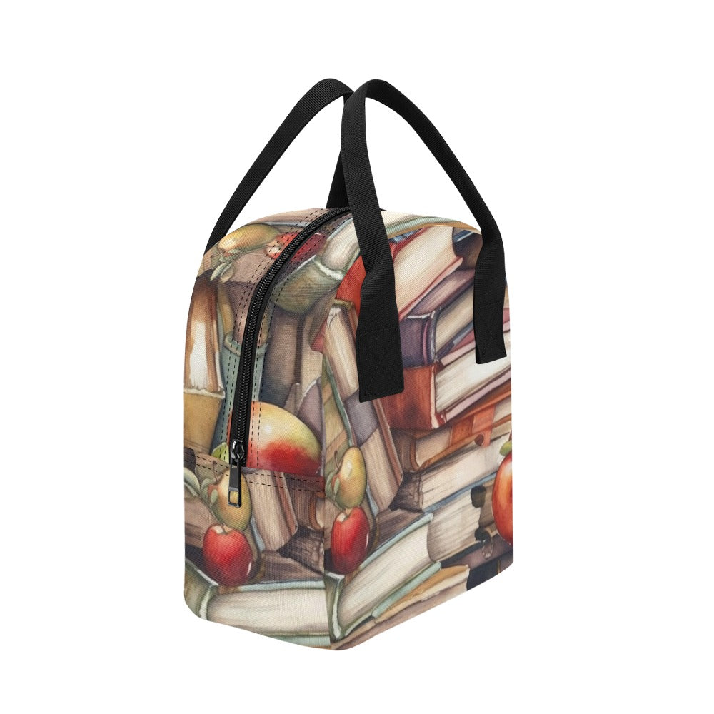 Watercolour Books - Zipper Lunch Bag Zipper Lunch Bag Printed Offshore