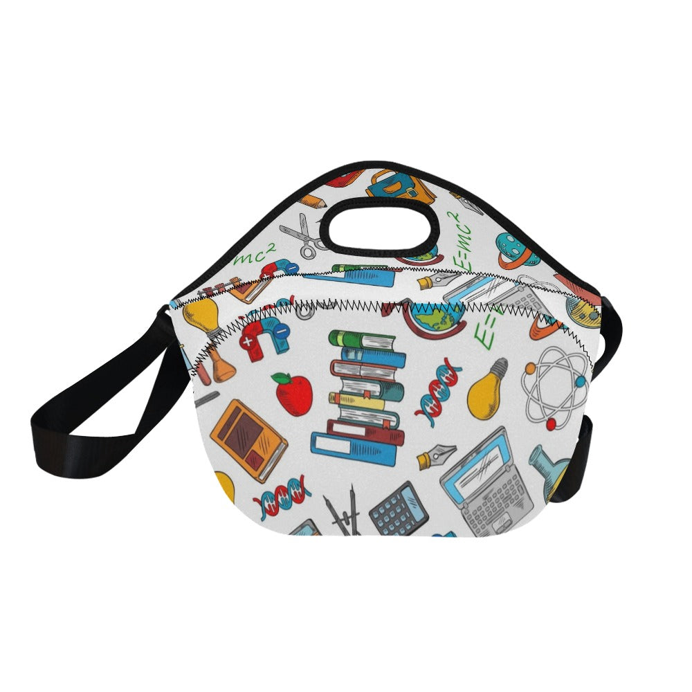 School Time - Neoprene Lunch Bag Neoprene Lunch Bag Printed Offshore