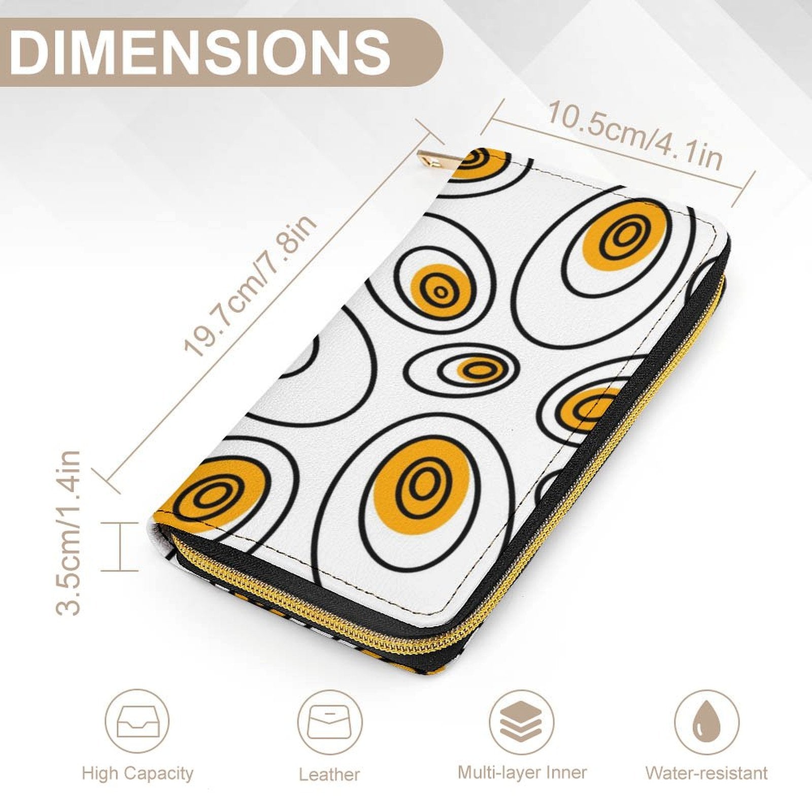 Abstract Eggs -  PU Leather Wallet