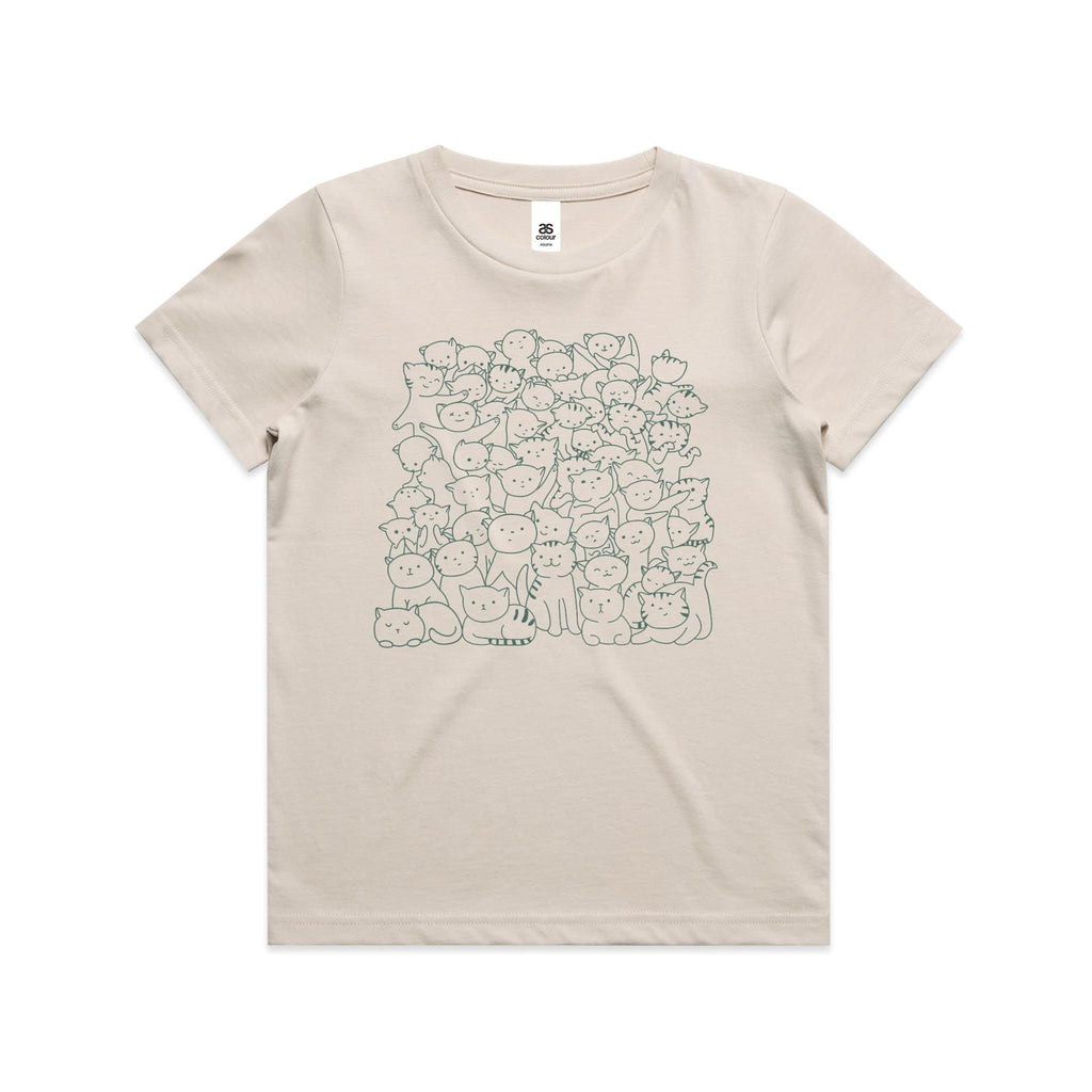 Lots And Lots Of Cats Kid's AS Colour T-shirt