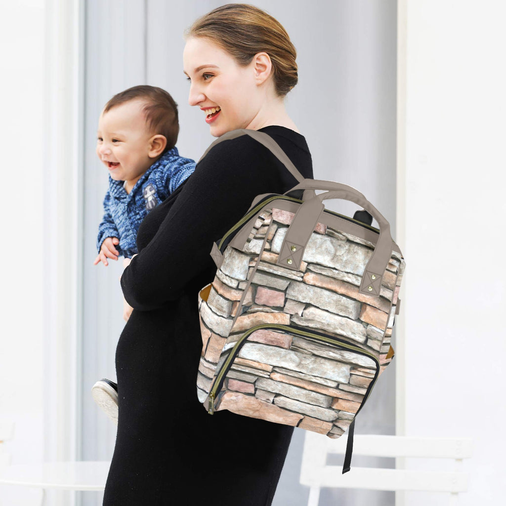 Stone Wall - Multi-Function Backpack, Nappy / Diaper Bag