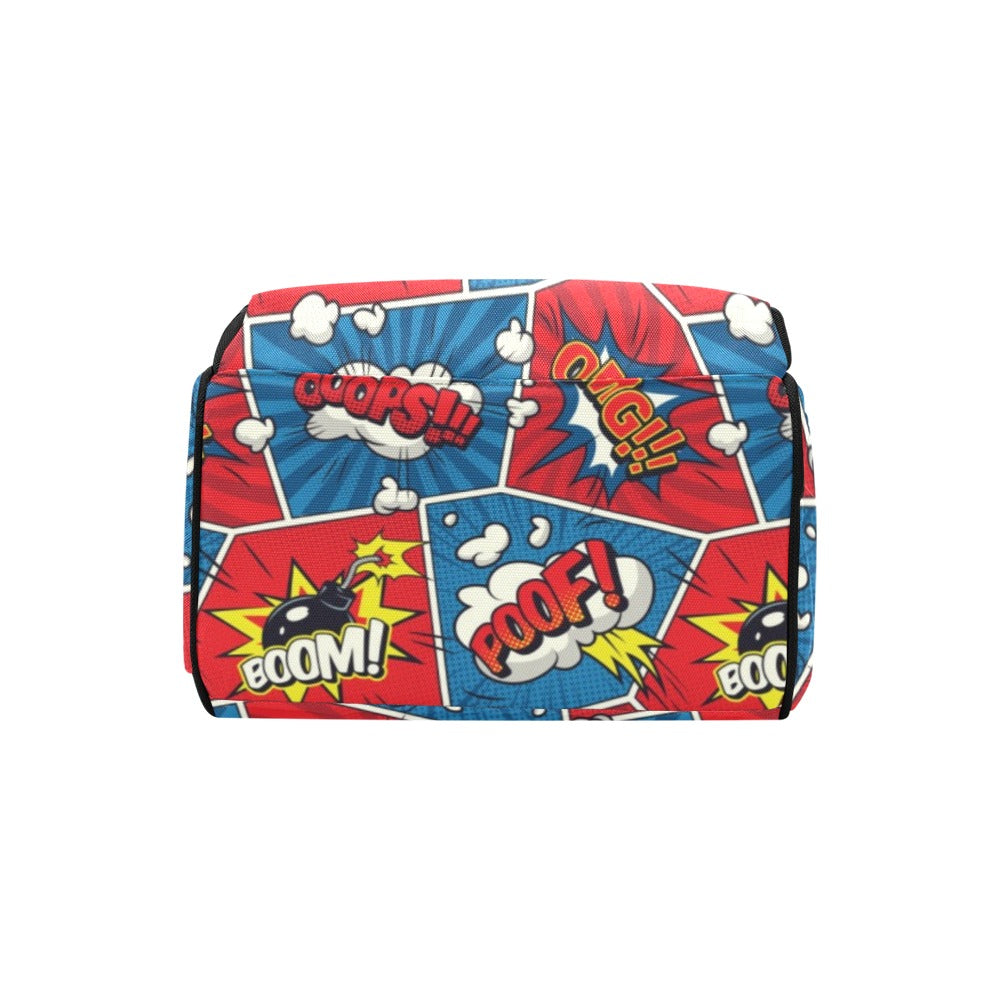Comic Book Pop - Multi-Function Backpack, Nappy / Diaper Bag