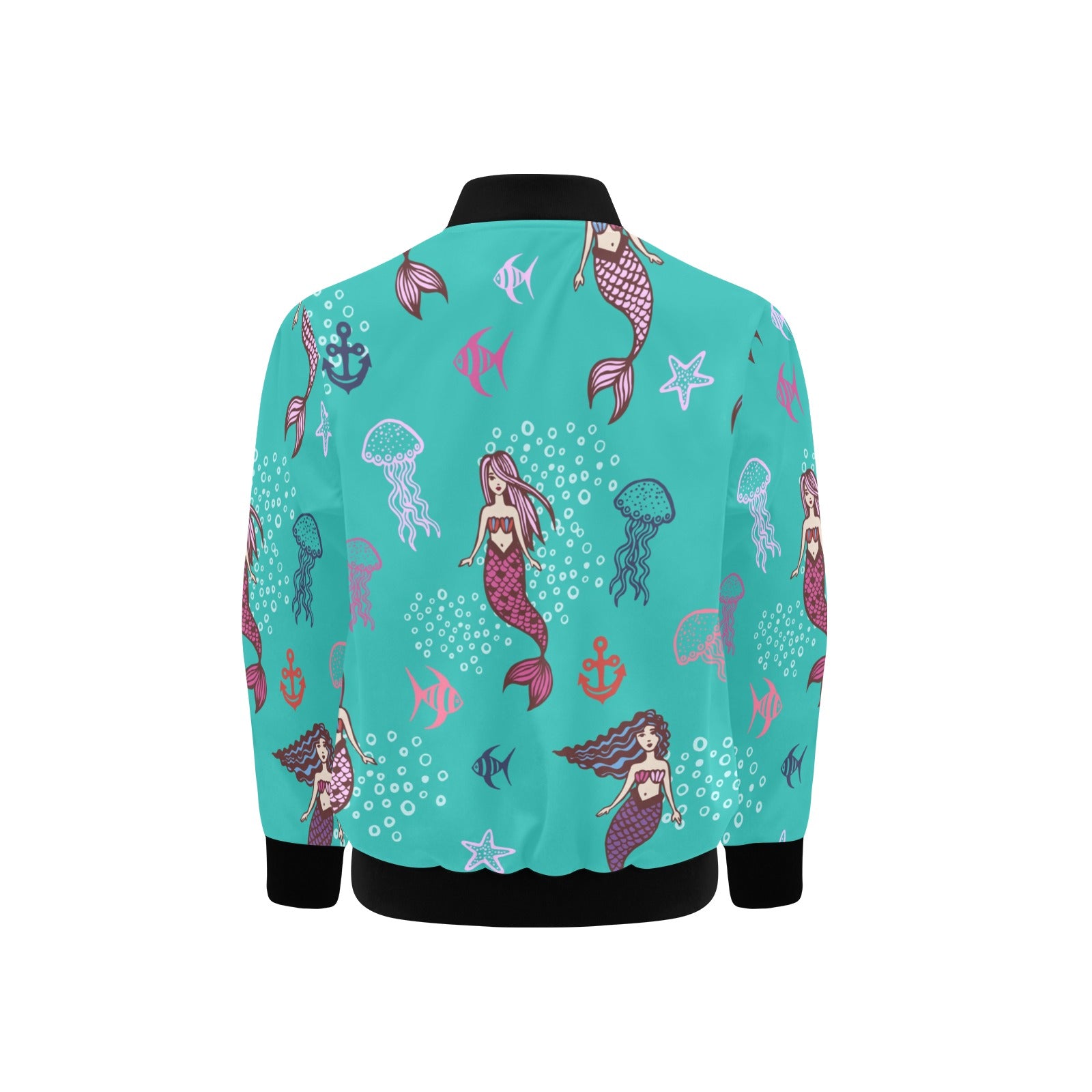 Mermaids Kids Bomber Jacket Kids Bomber Jacket Ocean Printed Offshore
