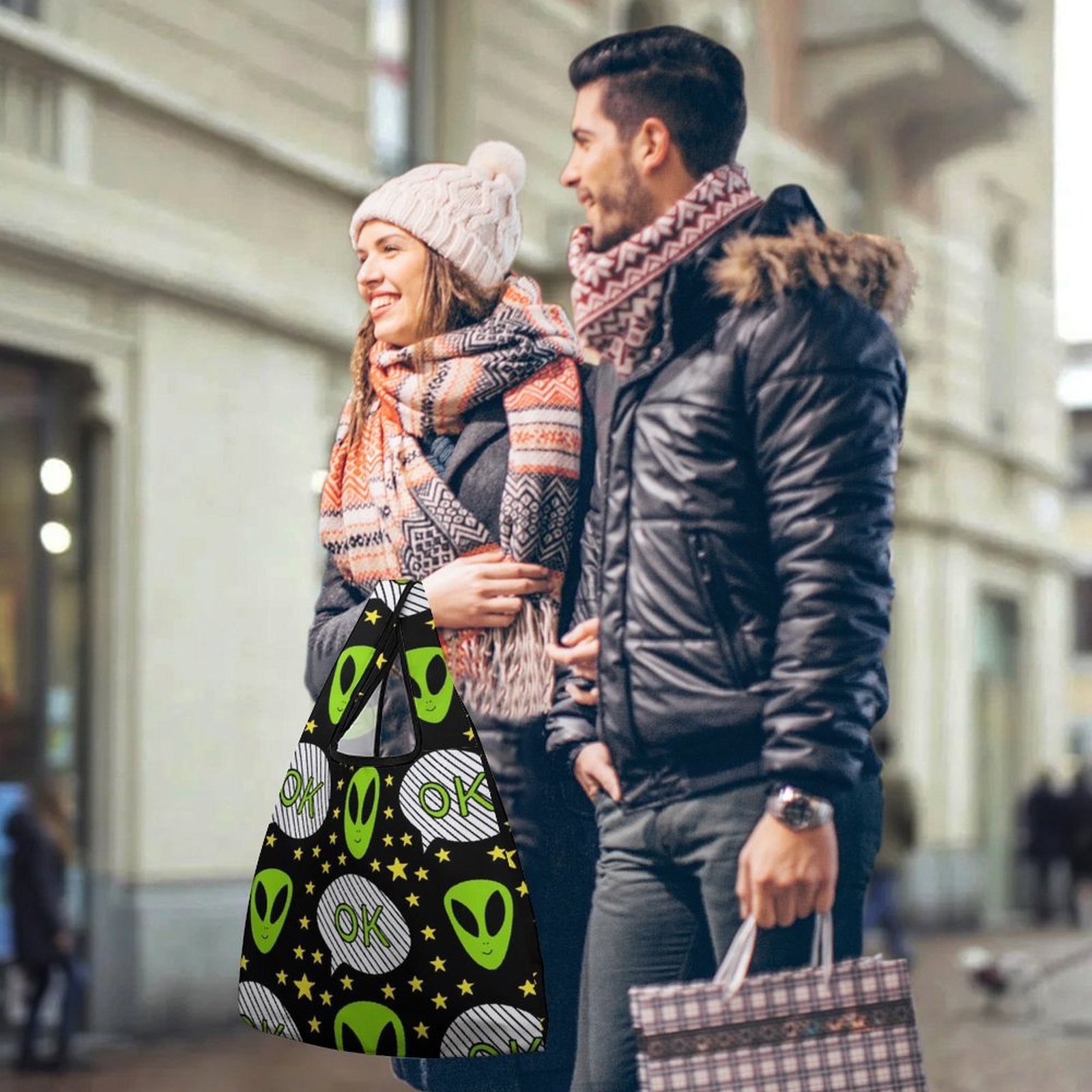 Alien OK - Collapsible Shopping Bag