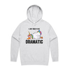 Dramatic Rainbow Goose Men's AS Colour Hoodie White Marle Mens Hoodie animal Printed In Australia