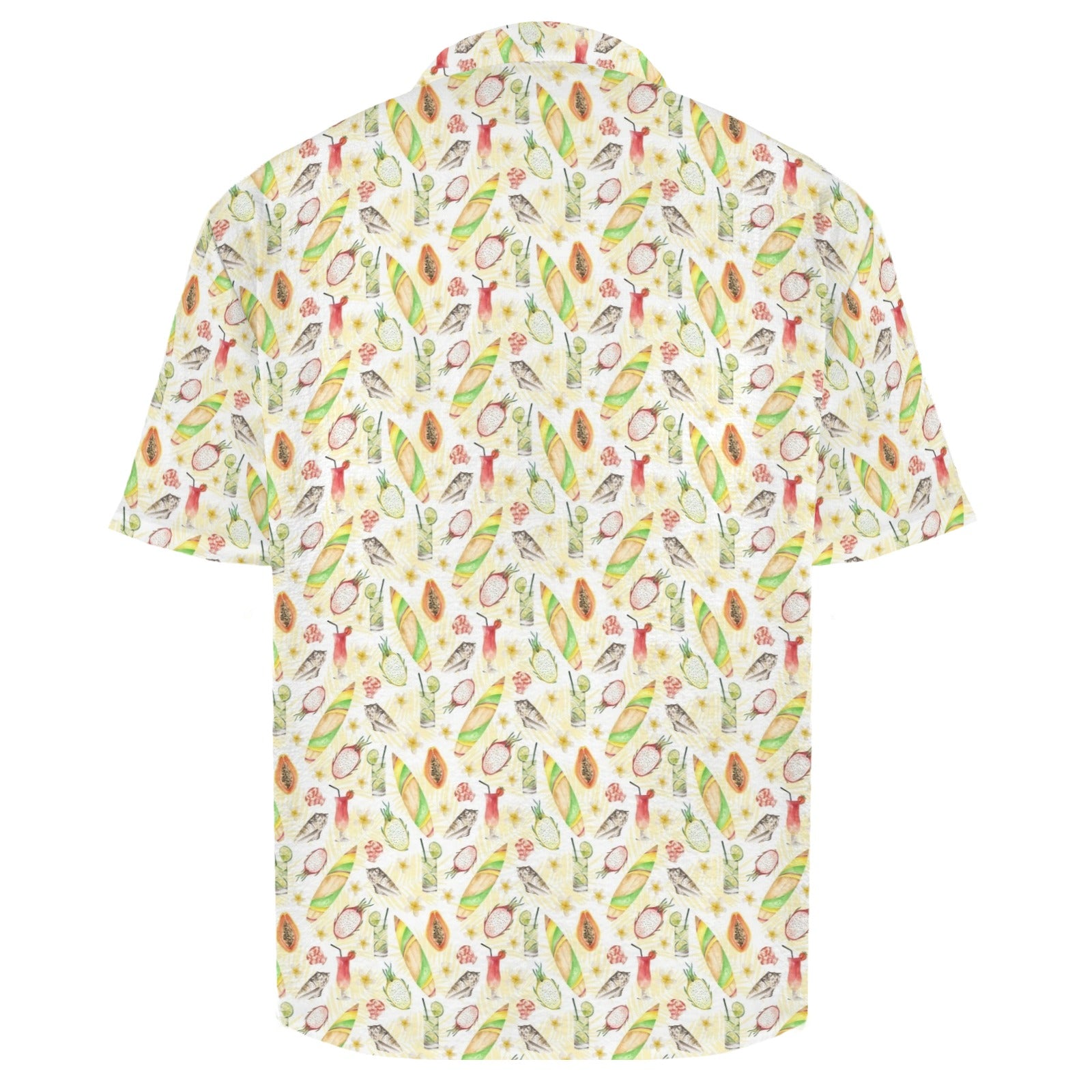 Tropical Surf Men's Crinkle Hawaiian Shirt