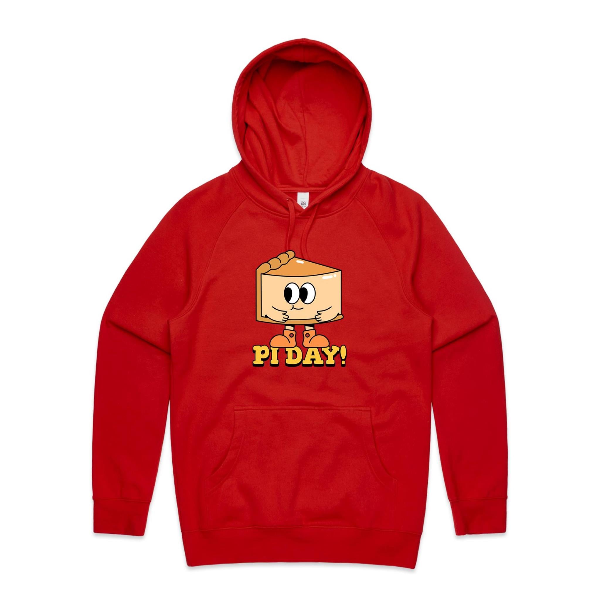 Pi Day - Mens Hoodie Red Mens Hoodie Maths Printed In Australia