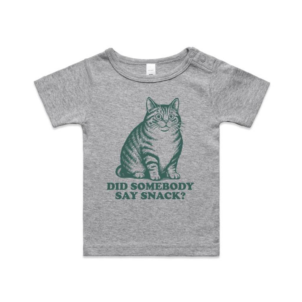 Cat, Did Somebody Say Snack? - Baby T-shirt