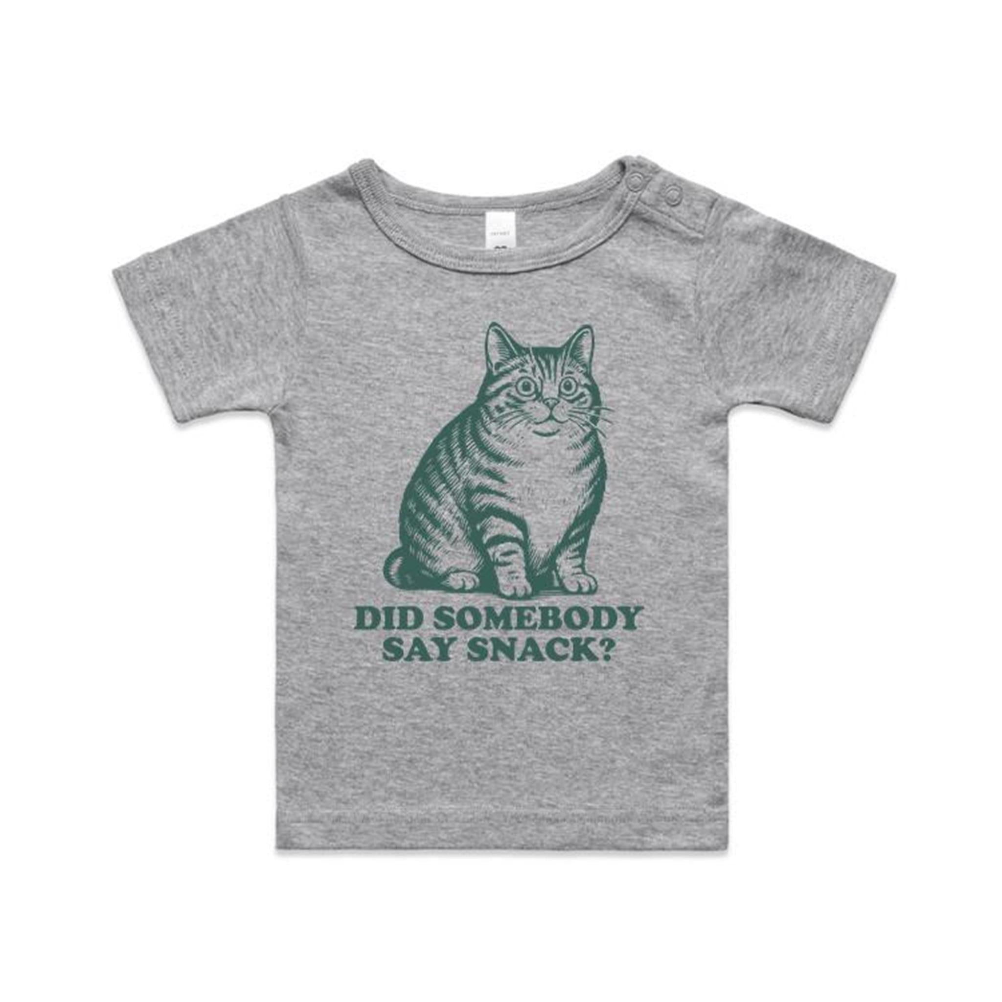 Cat, Did Somebody Say Snack? - Baby T-shirt