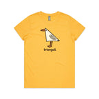 Triangull Geometry Seagull Women's AS Colour T-shirt