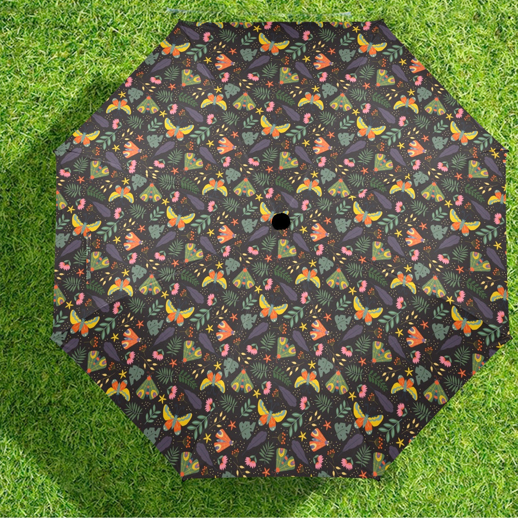 Dark Butterfly Umbrella Umbrella Printed Offshore