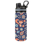 Cute Fox - Insulated Water Bottle with Dual-Use Lid (18oz) One Size Insulated Water Bottle with Dual-Use Lid (18oz) animal Printed Offshore