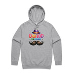 Dad Bod On Point - Mens Hoodie Grey Marle Mens Hoodie Dad Printed In Australia