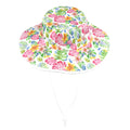 Bright Painted Tropical Wide Brim Bucket Hat Wide Brim Bucket Hat Plants Printed Offshore