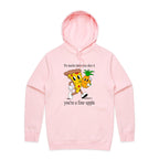 Pineapple Pizza - Mens Hoodie Pink Mens Hoodie Food Printed In Australia