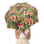 Vintage Hawaiian Floral Umbrella Umbrella Plants Printed Offshore