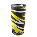 Black And Yellow - 20oz Mobile Tumbler with Lid (Black Lock) One Size 20oz Travel Mug Printed Offshore
