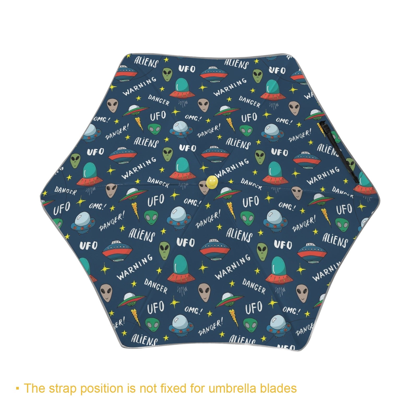 UFO's And Aliens Kids Safe Round Corner Umbrella Kids Safe Round Corner Umbrella Printed Offshore Sci Fi