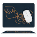 Barista Leather Mouse Pad white One size Leather Mouse Pad Coffee Printed Offshore