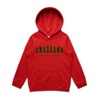 Are You Game, Chess - Kids Hoodie Red Kids Hoodie Printed In Australia