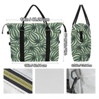 Stripy Leaves Duffle Bag-Simple (Model 1715) Duffle Bag-Simple (1715)
