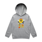 Stay Cool - Kids Hoodie Grey Marle Kids Hoodie Printed In Australia