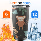 Monkey Swing - 20oz Mobile Tumbler with Lid (Black Lock)