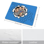 Gamer - Leather Mouse Pad Leather Mouse Pad Games Printed Offshore