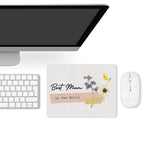 Best Mum In The World - Leather Mouse Pad Leather Mouse Pad Mum Printed Offshore