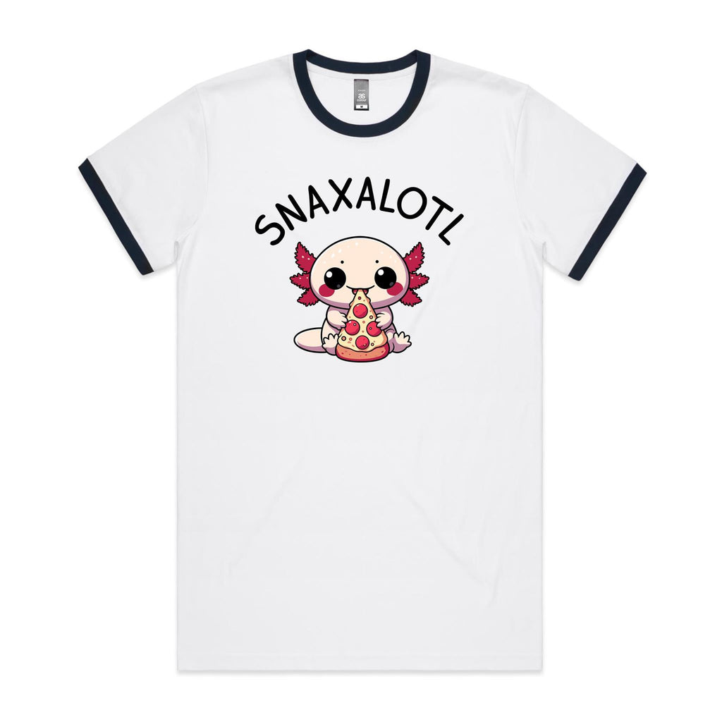 Snaxalotl, Axolotl Pizza - Staple Ringer Tee
