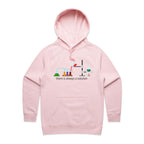 There Is Always A Solution, Science Lab Women's AS Colour Hoodie Pink Womens Hoodie Printed In Australia Science