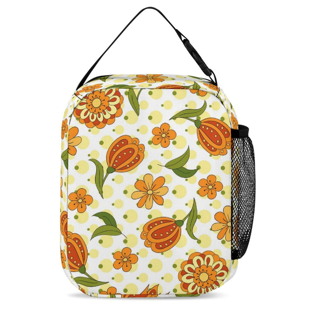 Graphic Floral Backpack, Lunch Bag & Pencil Case Set