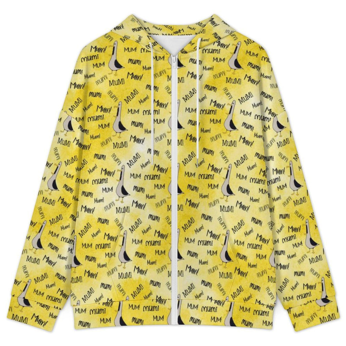Mum Seagull Women's Full-Zip Hoodie