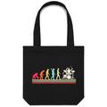 Drummer Evolution Canvas Tote Bag Default Title Tote Bag Music Printed In Australia