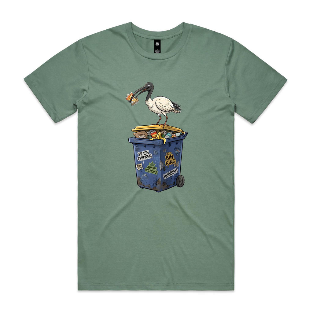 Bin Chicken Australian Ibis Men's AS Colour T-shirt