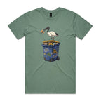 Bin Chicken Australian Ibis Men's AS Colour T-shirt