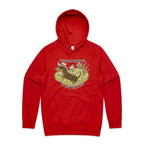 Dachshund, I've Got Friends In Low Places Men's AS Colour Hoodie Red Mens Hoodie animal Printed In Australia