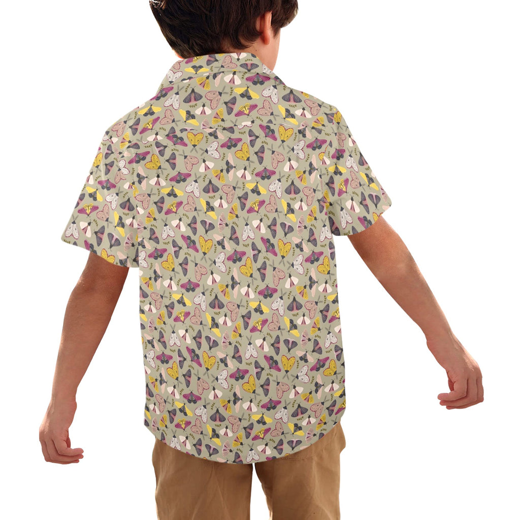 Pretty Moths Junior Kids Hawaiian Shirt