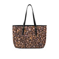 Coffee Beans PU Leather Tote Bag Large One Size Leather Tote Bag-Large Printed Offshore