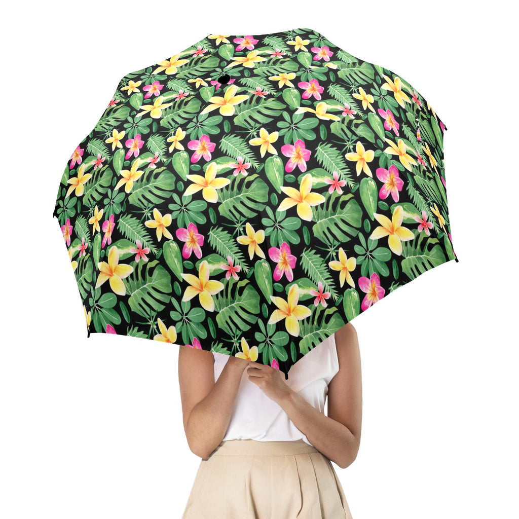 Frangipani - Semi-Automatic Foldable Umbrella (Model U12) Semi-Automatic Foldable Umbrella (U12)