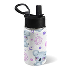Zen Koala 12oz Kids Water Bottle with Straw Lid