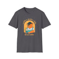 Coffee Makes Life Bearable Unisex Softstyle T-Shirt Charcoal Unisex Adult T-shirt Australian Printer Coffee