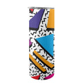 Graphic 80's 20oz Tall Skinny Tumbler with Lid and Straw One Size 20oz Tall Skinny Tumbler with Lid and Straw Printed Offshore