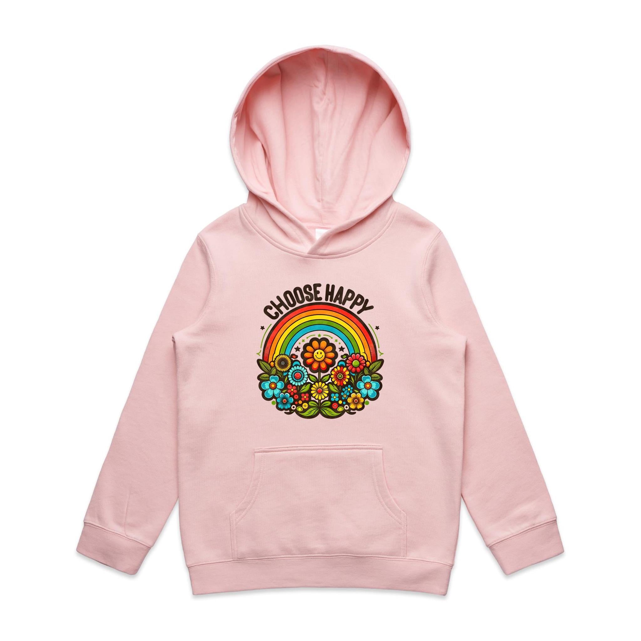 Choose Happy - Kids Hoodie